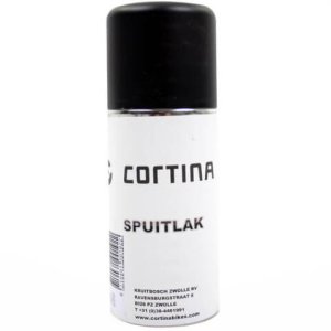 Spuitlak Cortina Jet black matt